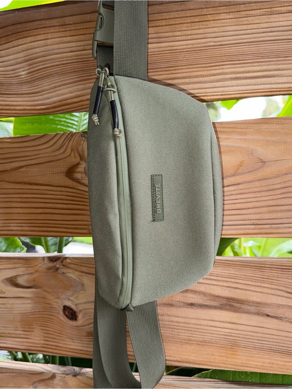 Brevitē Sling Bag in Sage Green